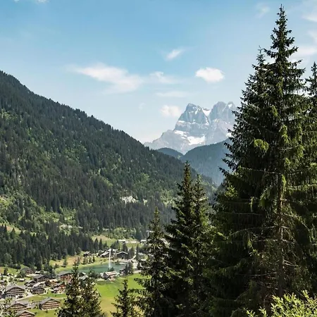For 2 With Mountain Views Apartman Châtel