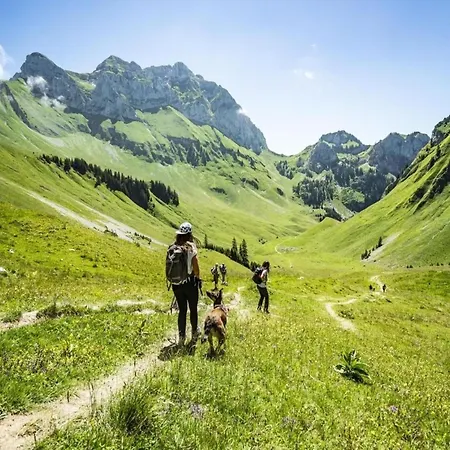 For 2 With Mountain Views Apartment Chatel